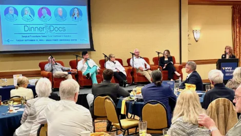 Camden Clark hosts Dinner with the Docs event focused on evolving surgical options